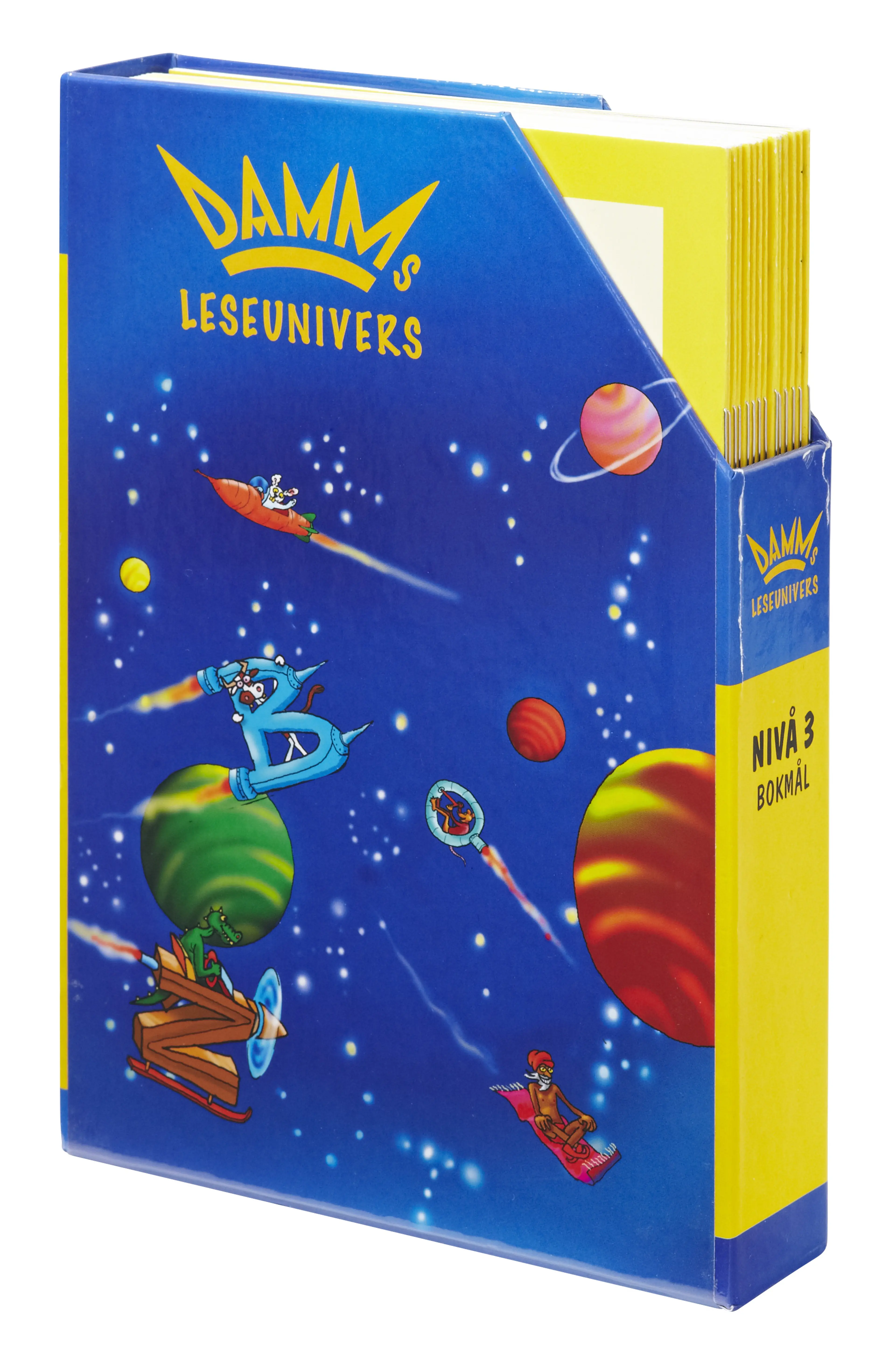 Omslag Damms leseunivers 1 Nivå 3 av Birgit Eriksson (Eske)