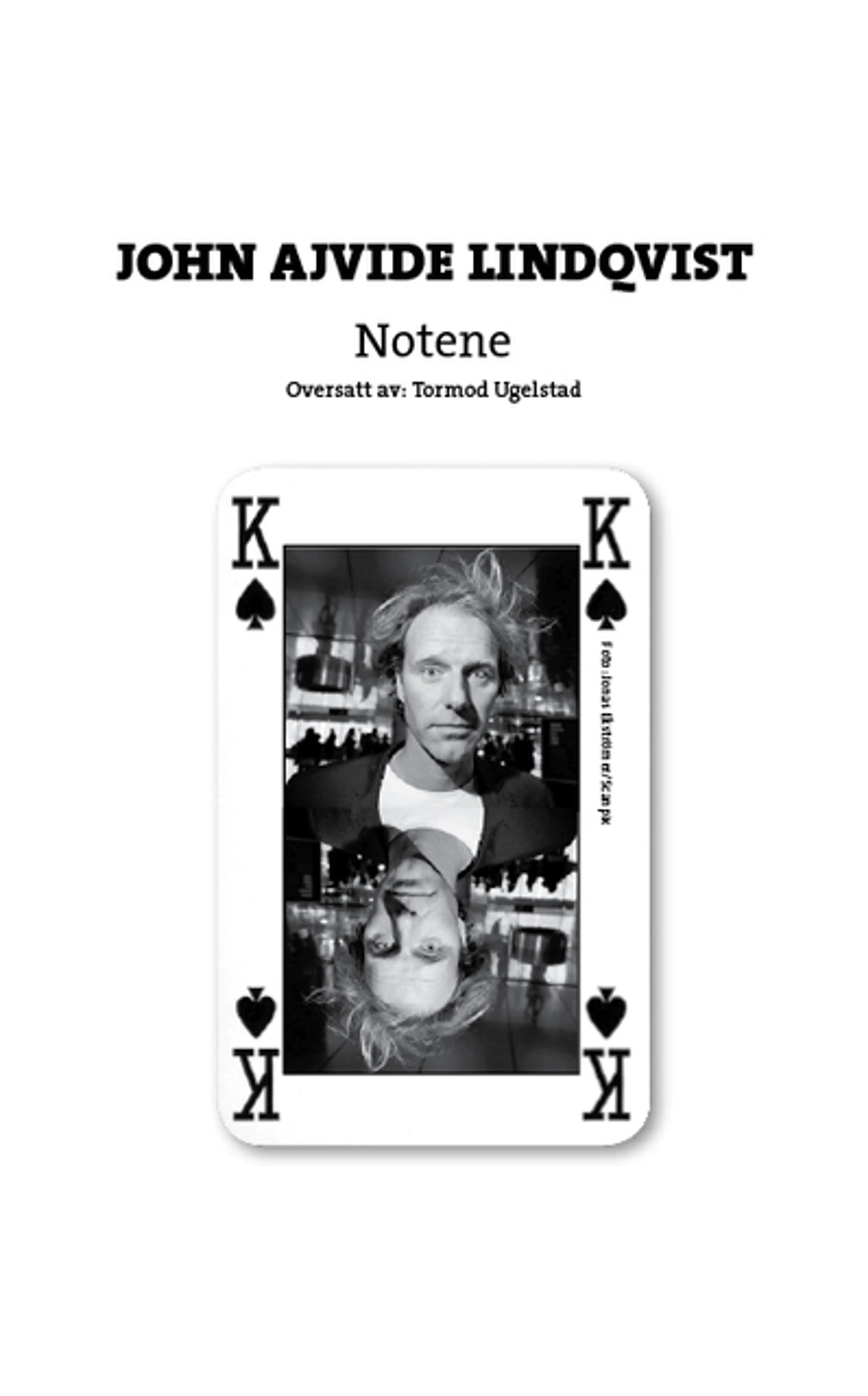 Omslag Notene av John Ajvide Lindqvist (Ebok)