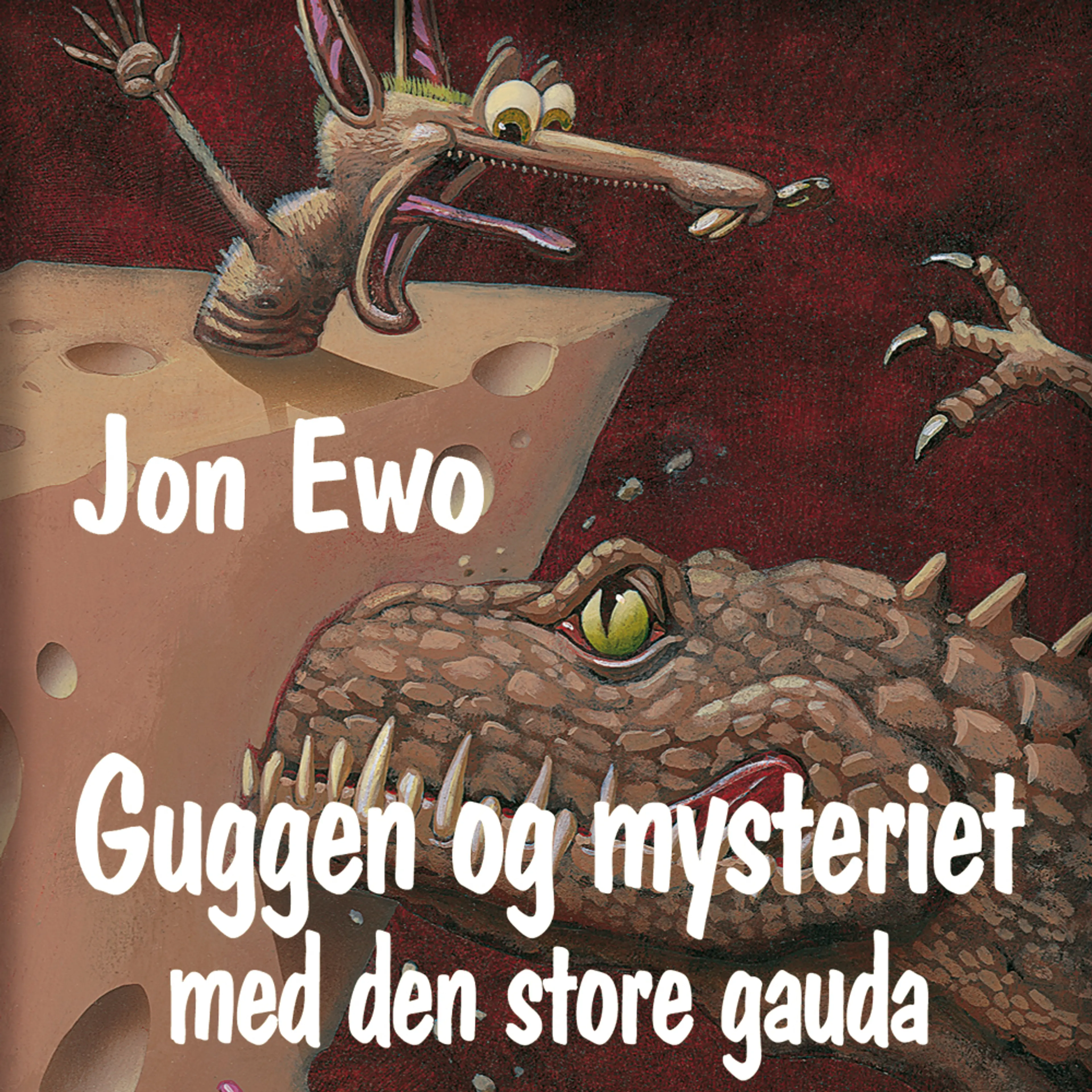 Omslag Guggen og mysteriet med den store gauda av Jon Ewo (Lydbok)