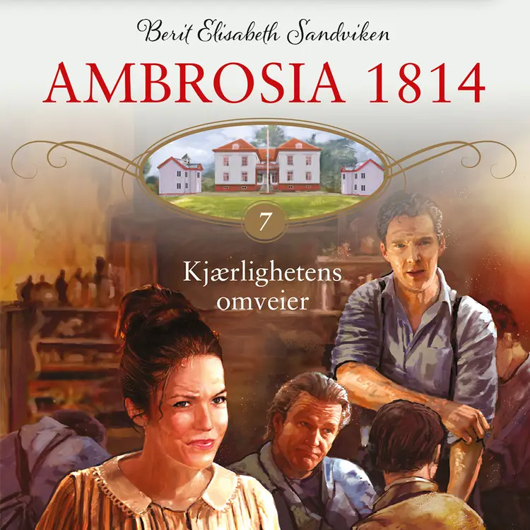 Omslag Kjærlighetens omveier av Berit Elisabeth Sandviken (Lydbok)
