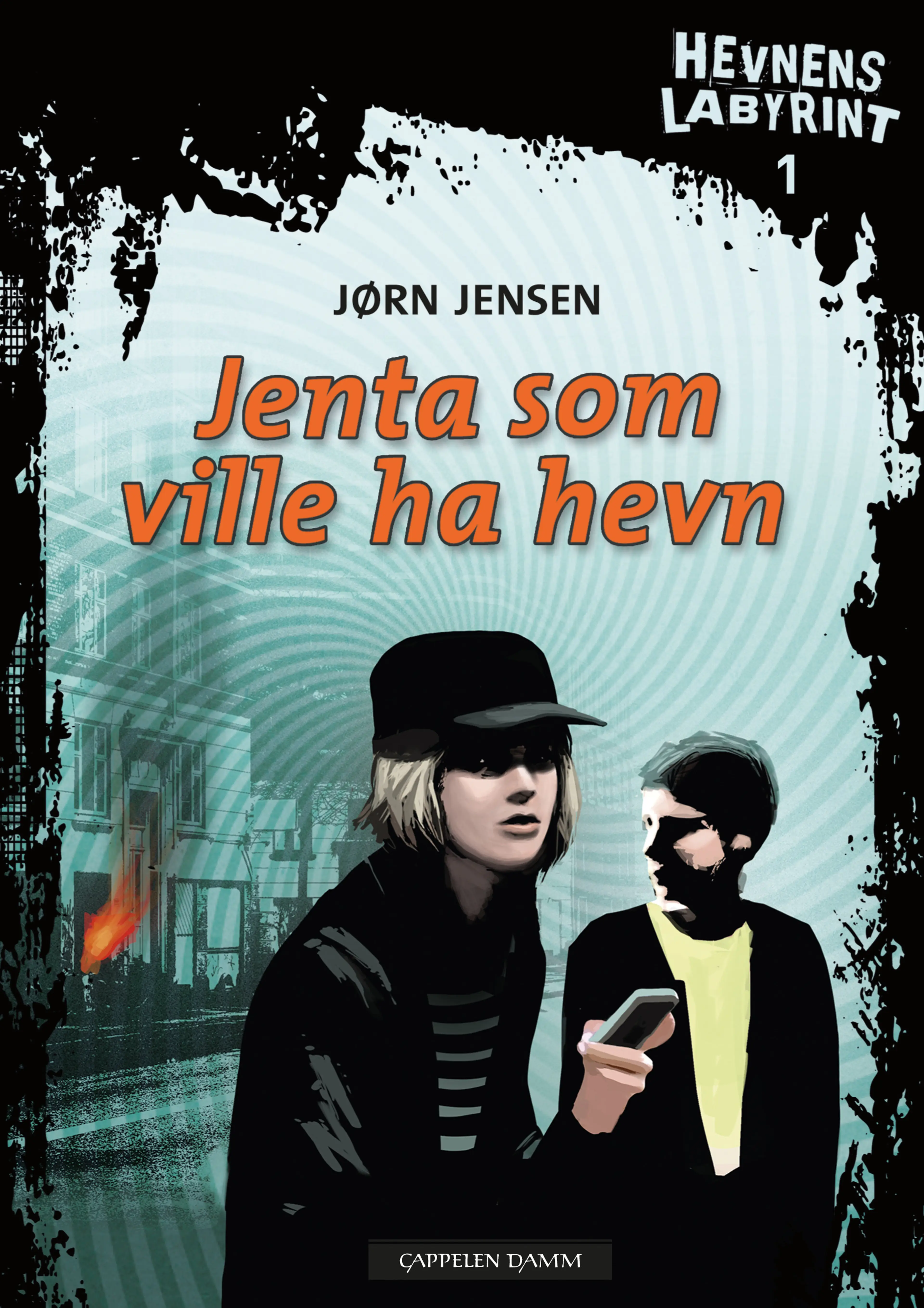 Omslag Hevnens labyrint 1 Jenta som ville ha hevn av Jørn Jensen (Heftet)