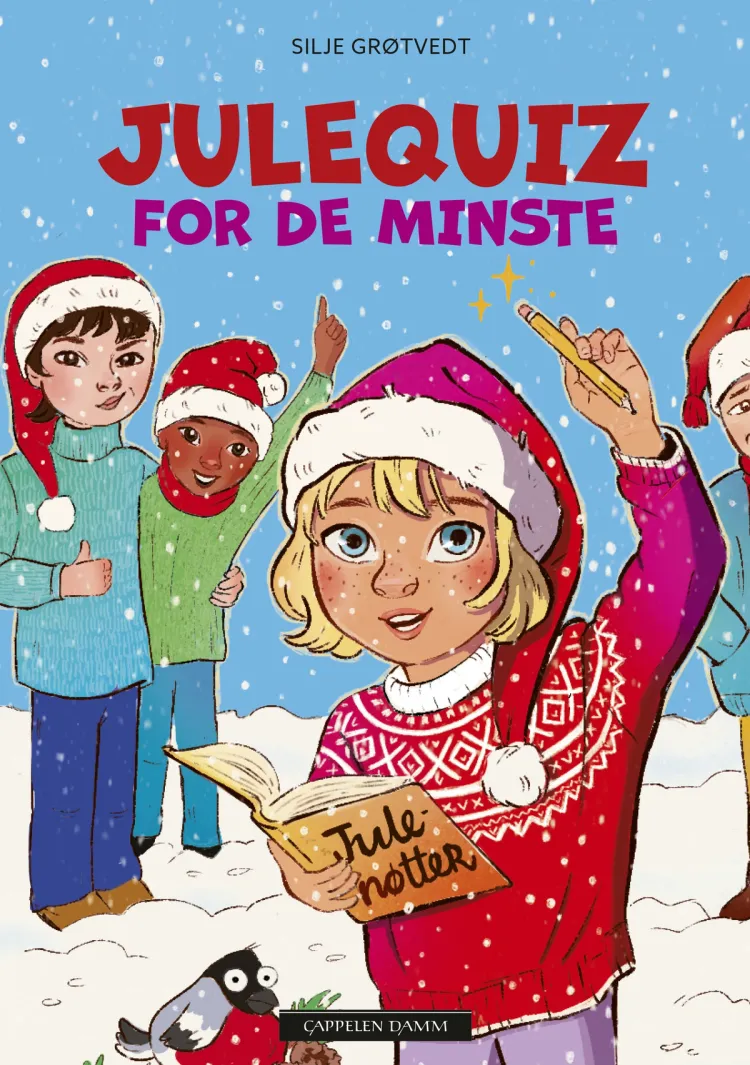 Omslag Julequiz for de minste av Silje Grøtvedt (Innbundet)