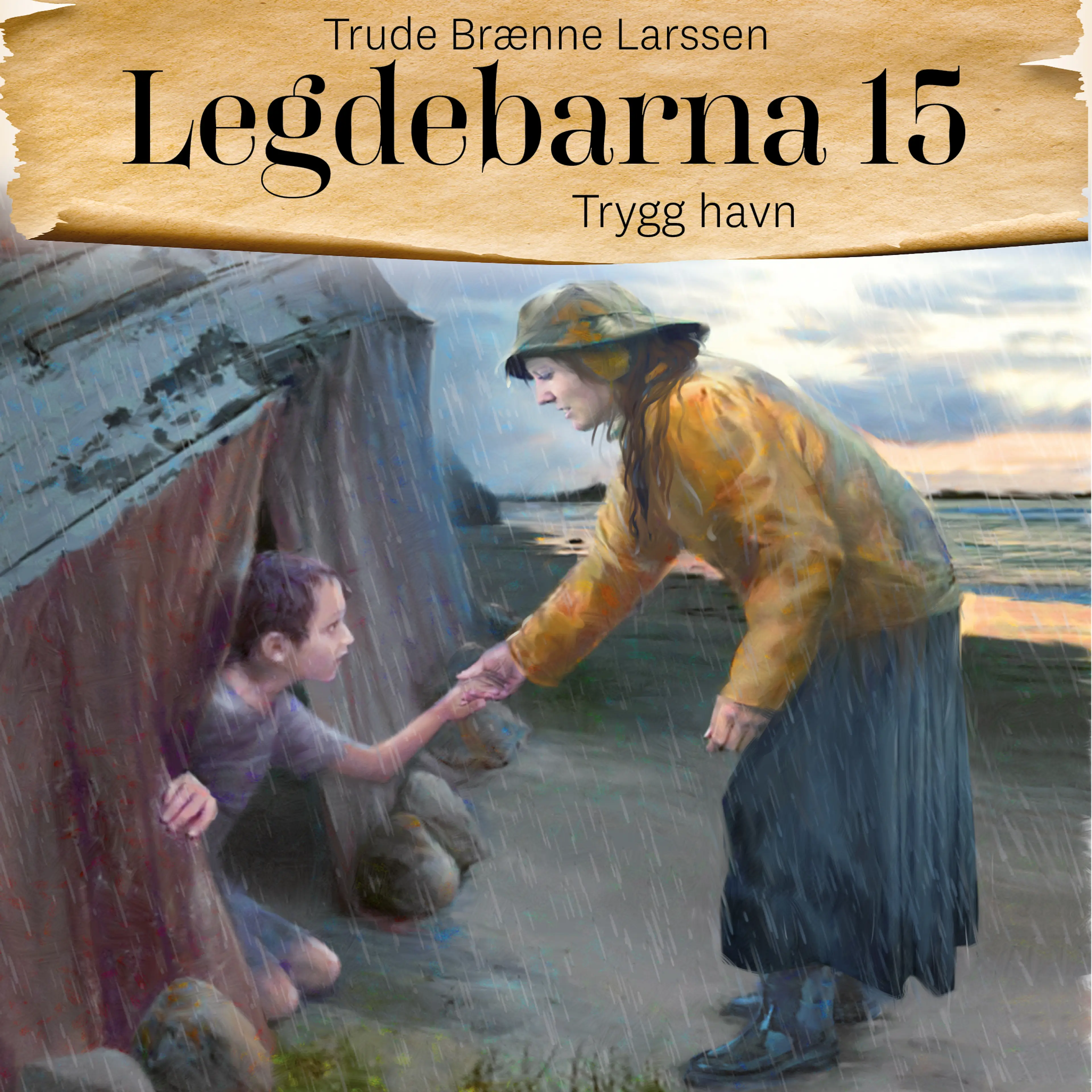 Omslag Trygg havn av Trude Brænne Larssen (Lydbok)