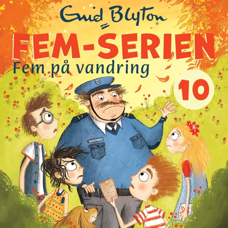 Omslag Fem på vandring av Enid Blyton (Lydbok)