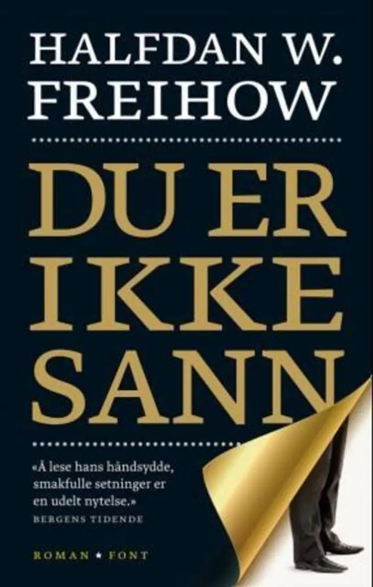Omslag Du er ikke sann av Halfdan W. Freihow (Ebok)