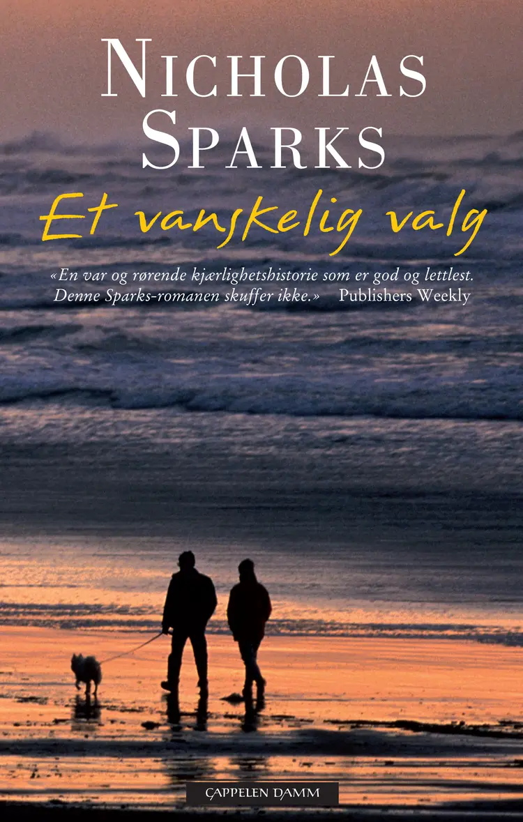Omslag Et vanskelig valg av Nicholas Sparks (Innbundet)