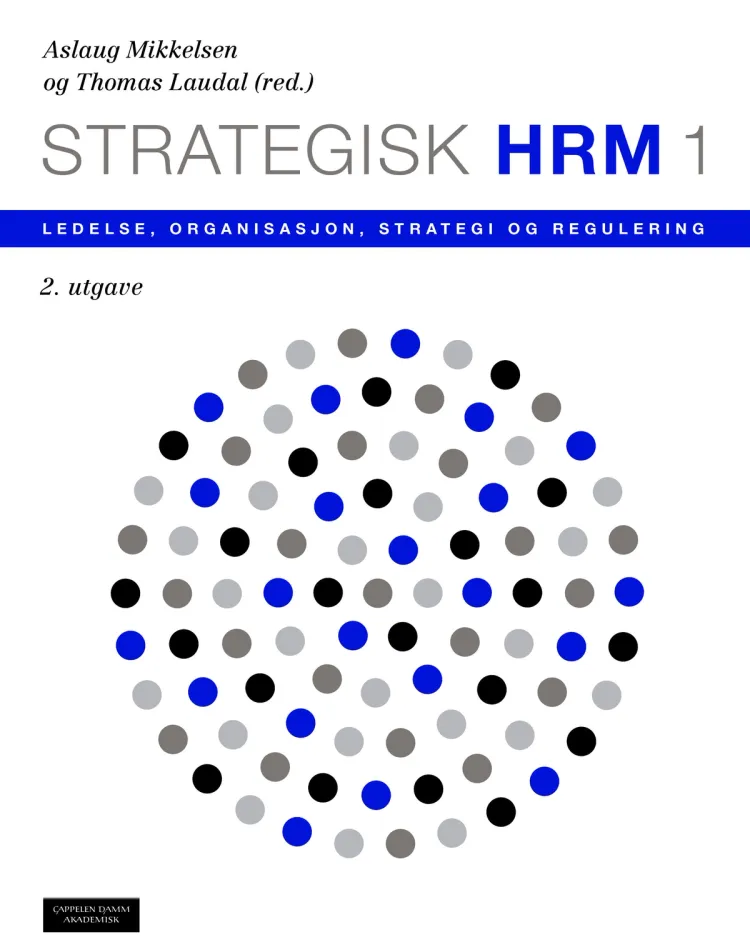 Omslag Strategisk HRM 1 av Aslaug Mikkelsen og Thomas Laudal (red.) (Heftet)