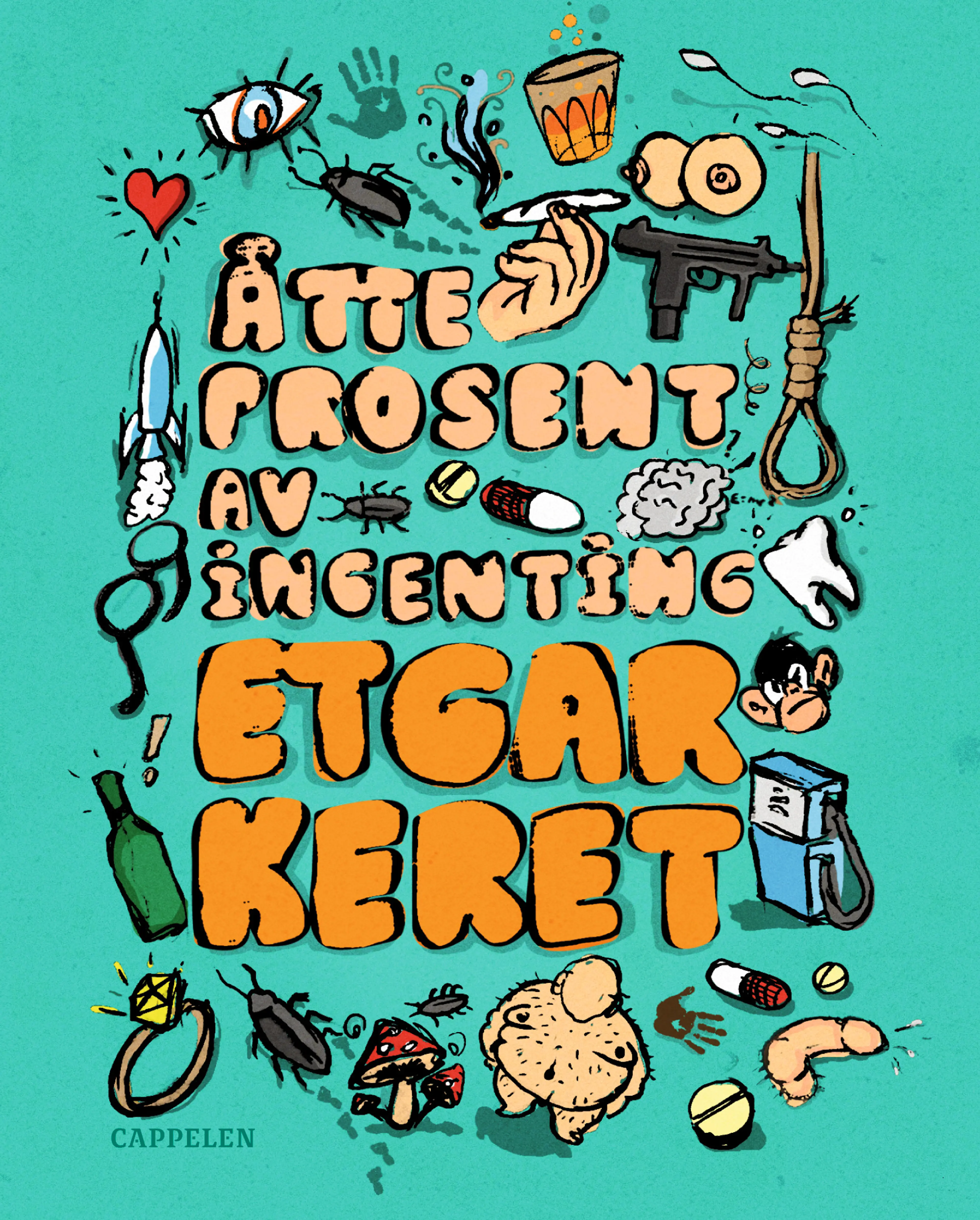 Omslag Åtte prosent av ingenting av Etgar Keret (Innbundet)