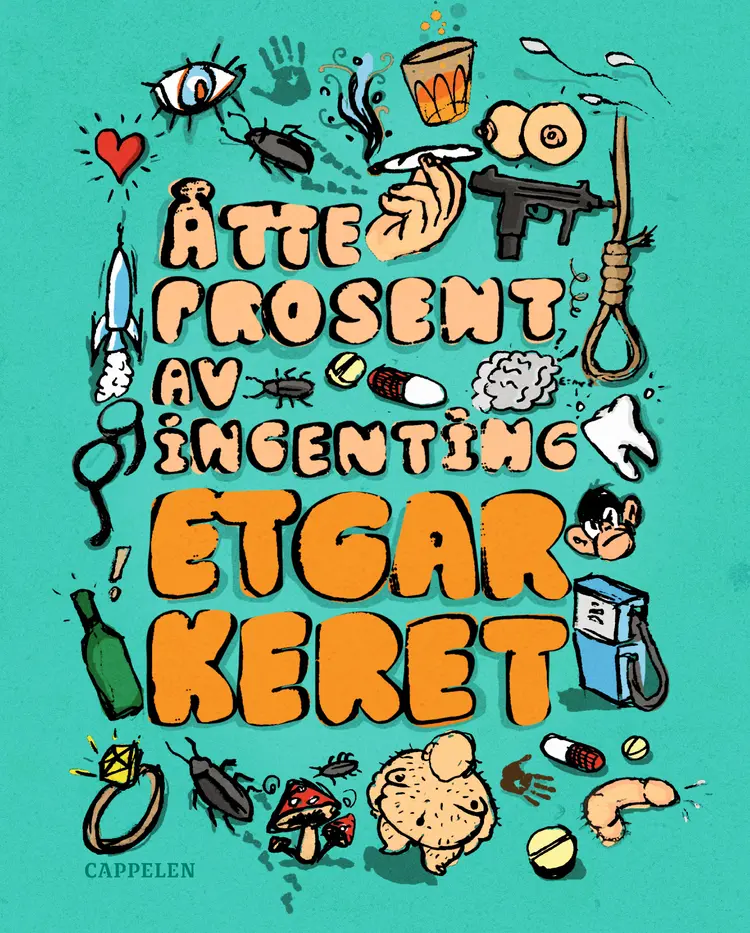 Omslag Åtte prosent av ingenting av Etgar Keret (Innbundet)