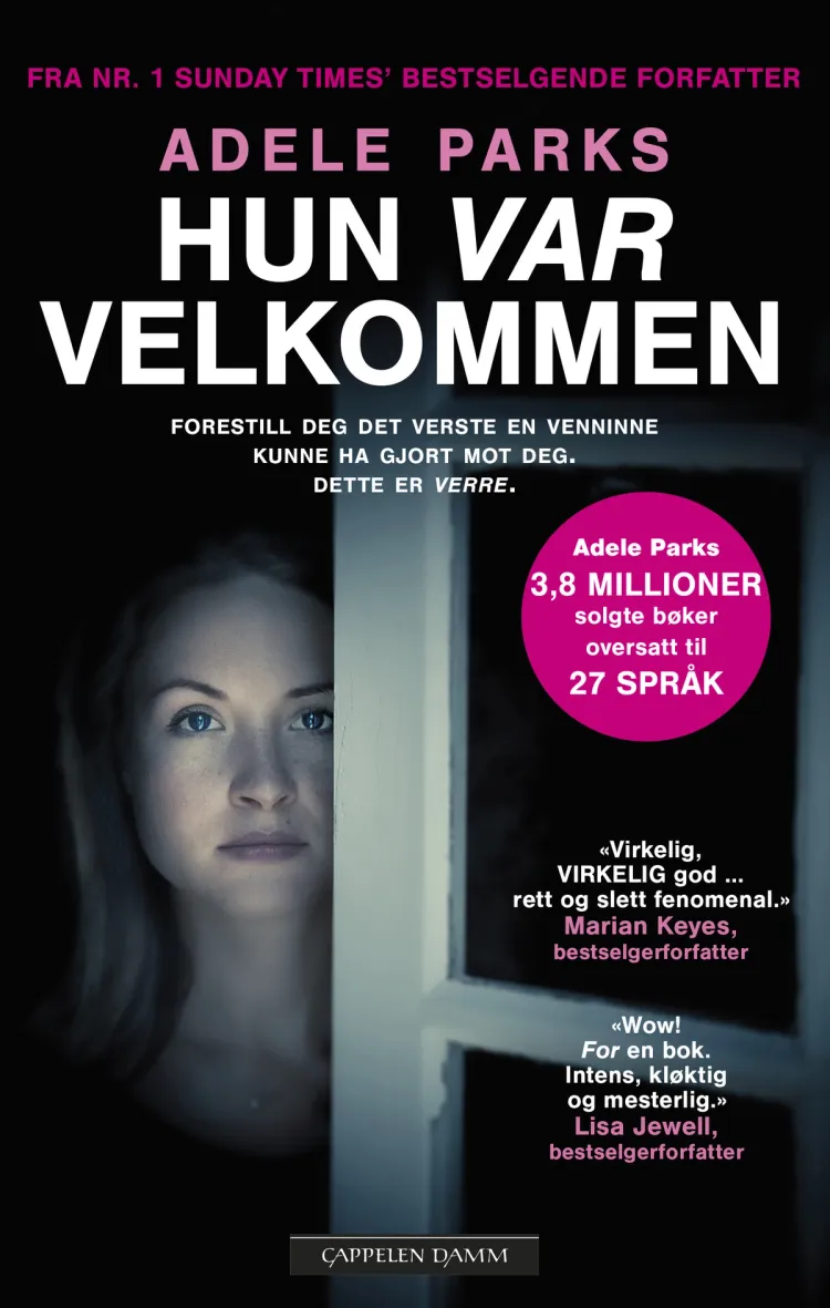 Omslag Hun var velkommen av Adele Parks (Ebok)