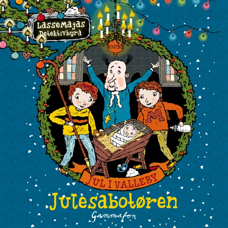 Omslag Jul i Valleby - Julesabotøren av Martin Widmark (Lydbok)
