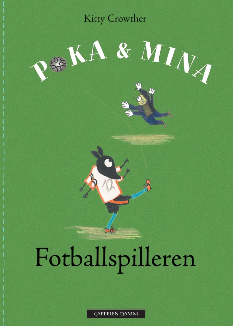 Omslag Fotballspilleren av Kitty Crowther (Innbundet)