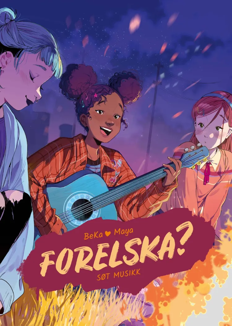 Omslag Forelska? 3 – Søt musikk av BeKa (Innbundet)