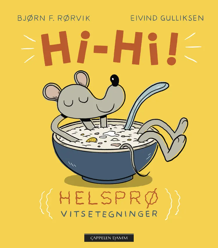 Omslag Hi-hi! av Bjørn F. Rørvik og Eivind Gulliksen (Ebok)