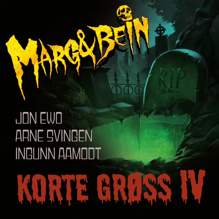 Omslag Korte grøss IV av Arne Svingen, Ingunn Aamodt og Jon Ewo (Lydbok)