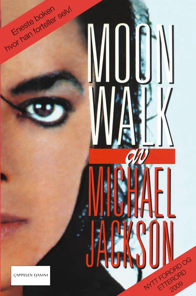 Omslag Moonwalk av Michael Jackson (Heftet)