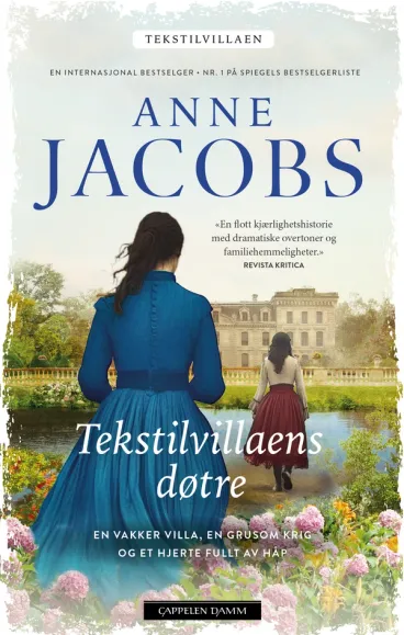 Omslag Tekstilvillaens døtre av Anne Jacobs (Innbundet)