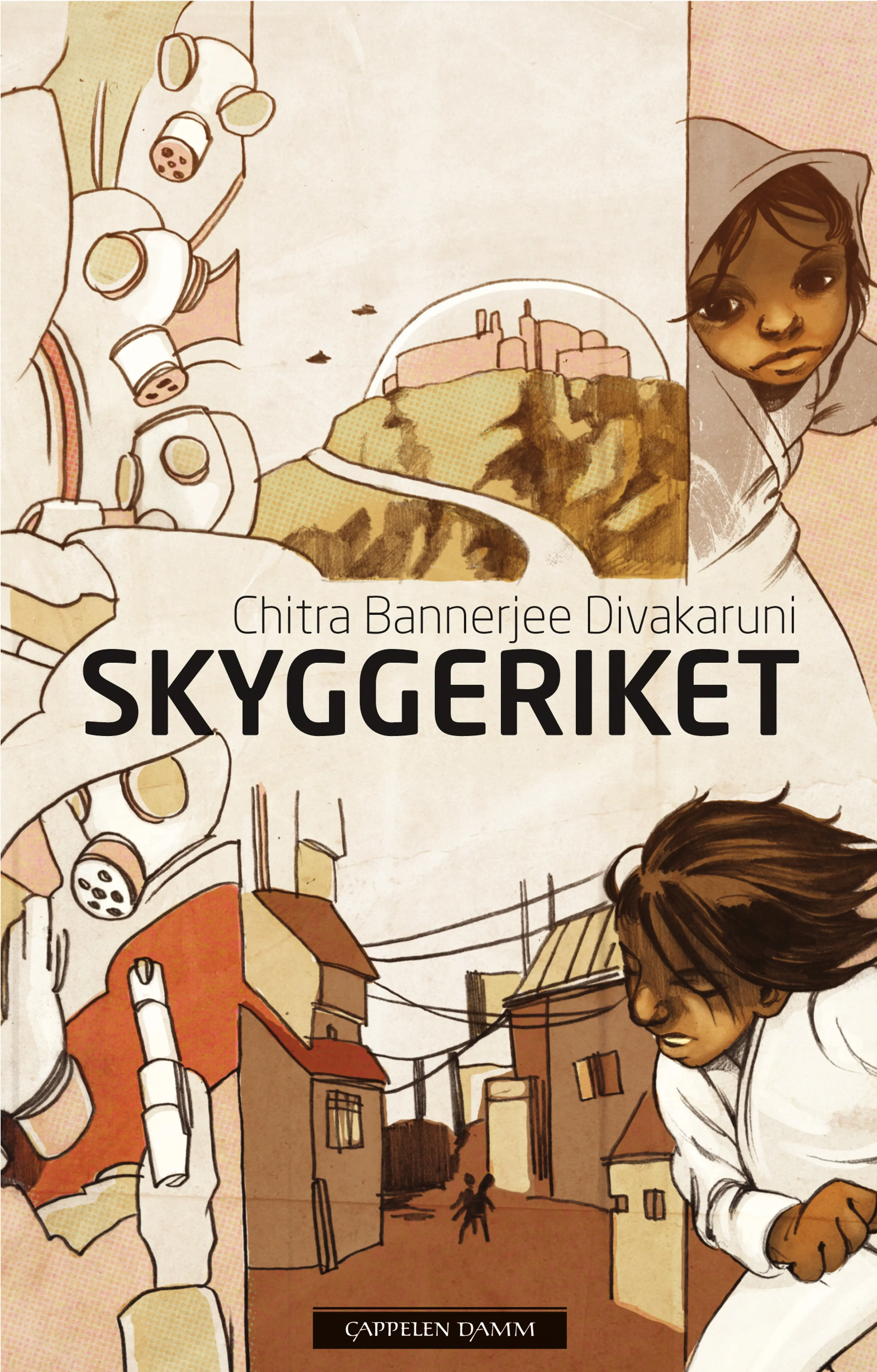 Omslag Skyggeriket av Chitra Banerjee Divakaruni (Innbundet)