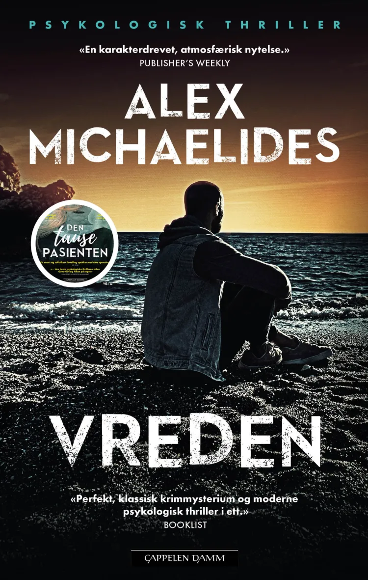 Omslag Vreden av Alex Michaelides (Innbundet)