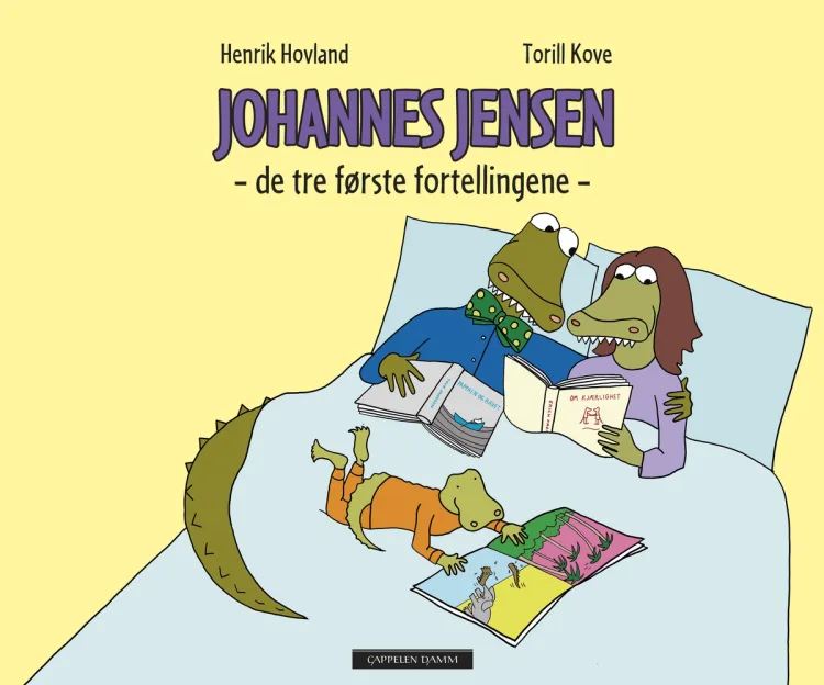 Omslag Johannes Jensen - de tre første fortellingene av Henrik Hovland (Innbundet)