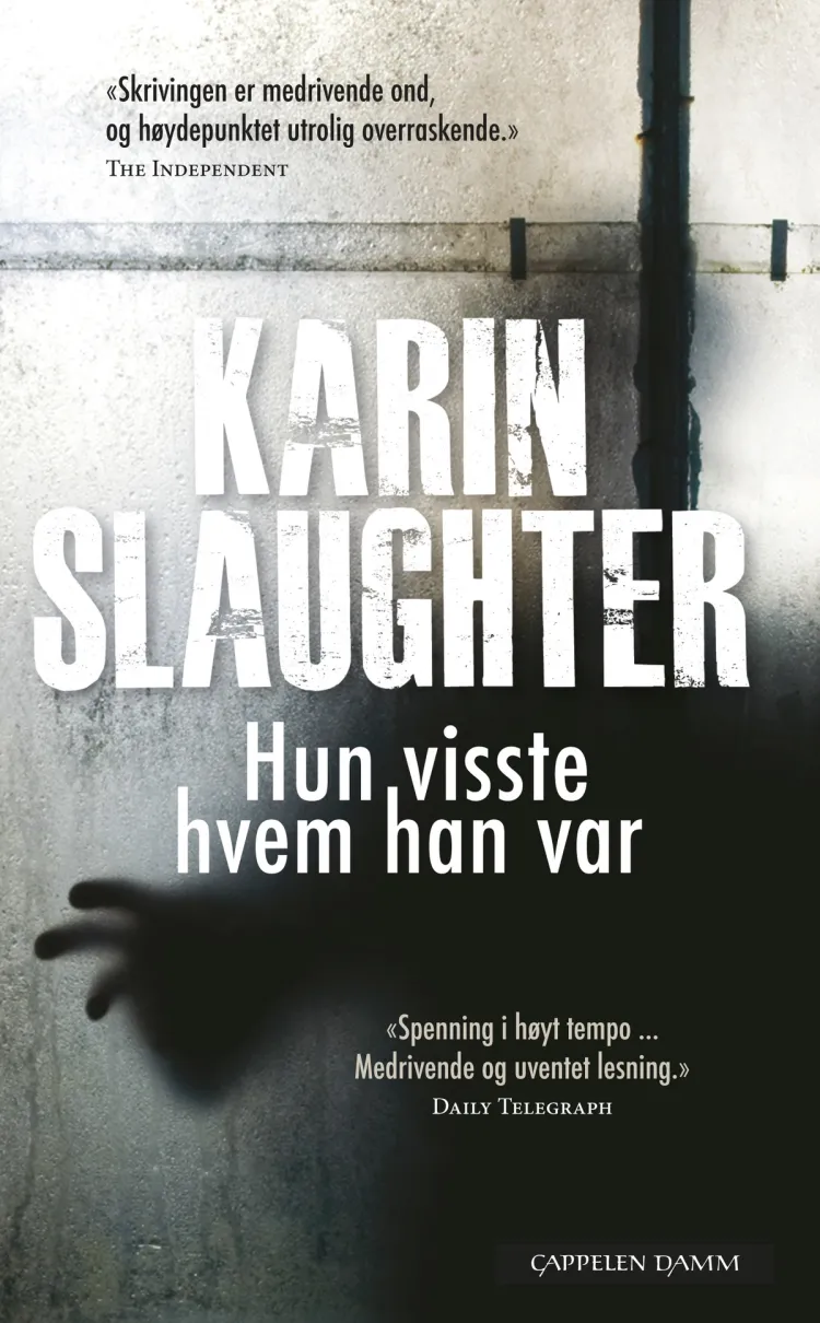 Omslag Hun visste hvem han var av Karin Slaughter (Heftet)