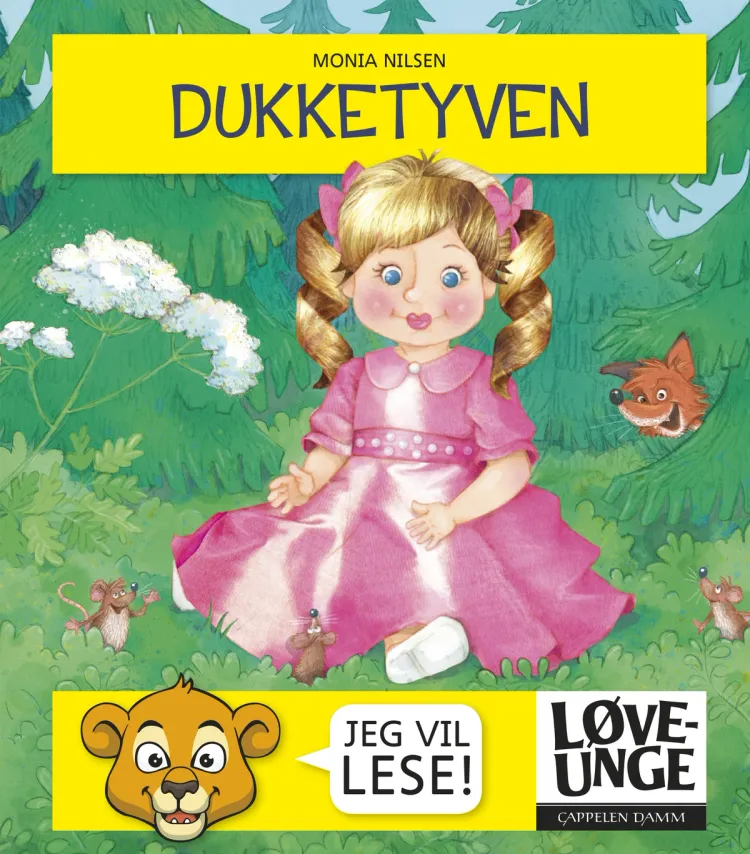 Omslag Løveunge - Dukketyven av Monia Nilsen (Innbundet)