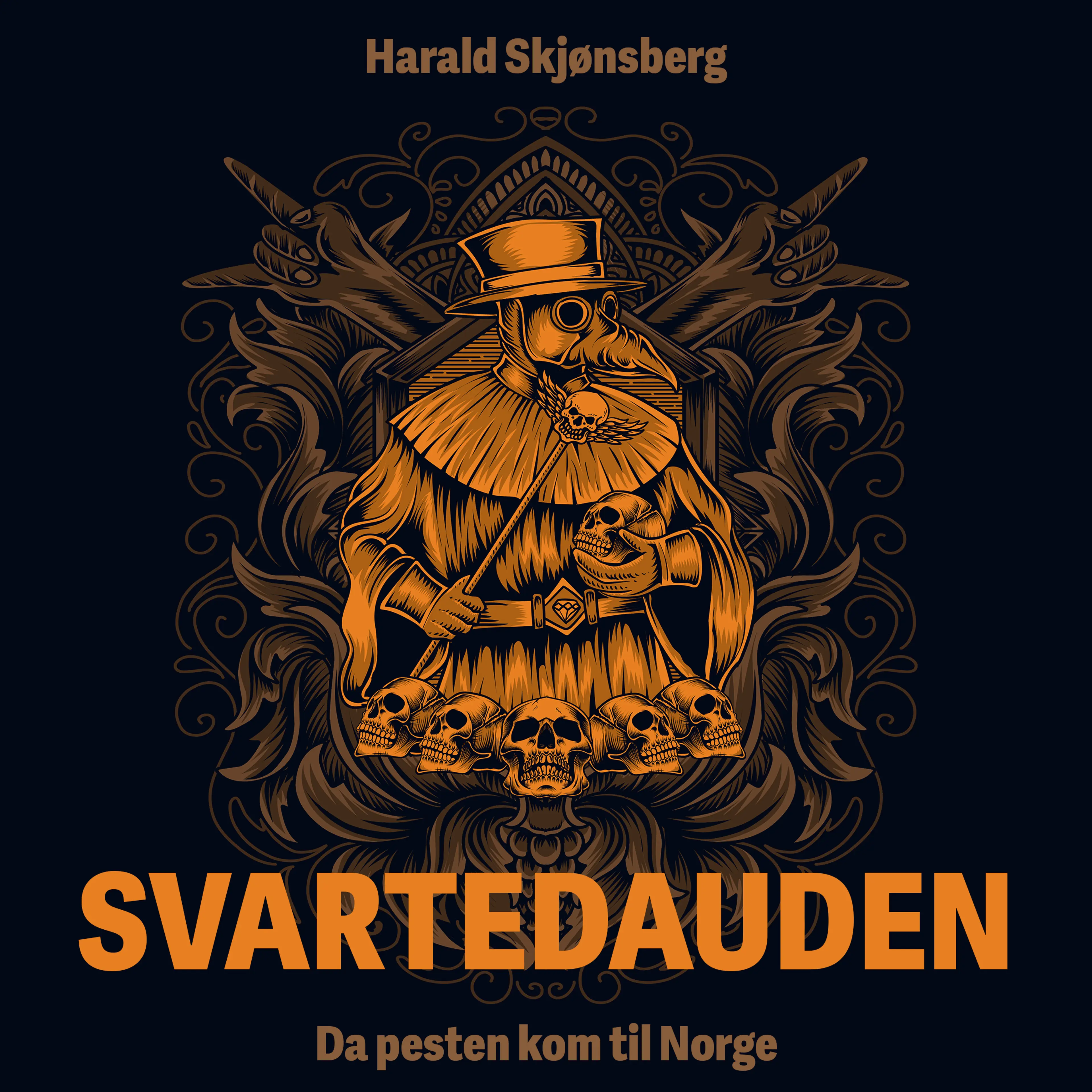 Omslag Svartedauden av Harald Skjønsberg (Lydbok)
