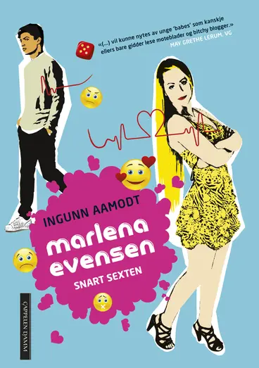 Omslag Marlena Evensen: Snart sexten av Ingunn Aamodt (Innbundet)