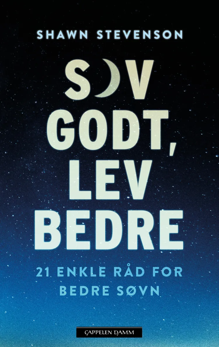 Omslag Sov godt, lev bedre av Shawn Stevenson (Heftet)