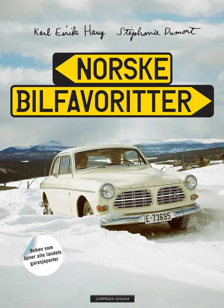 Omslag Norske bilfavoritter av Karl Eirik  Haug og Stéphanie Dumont (Innbundet)