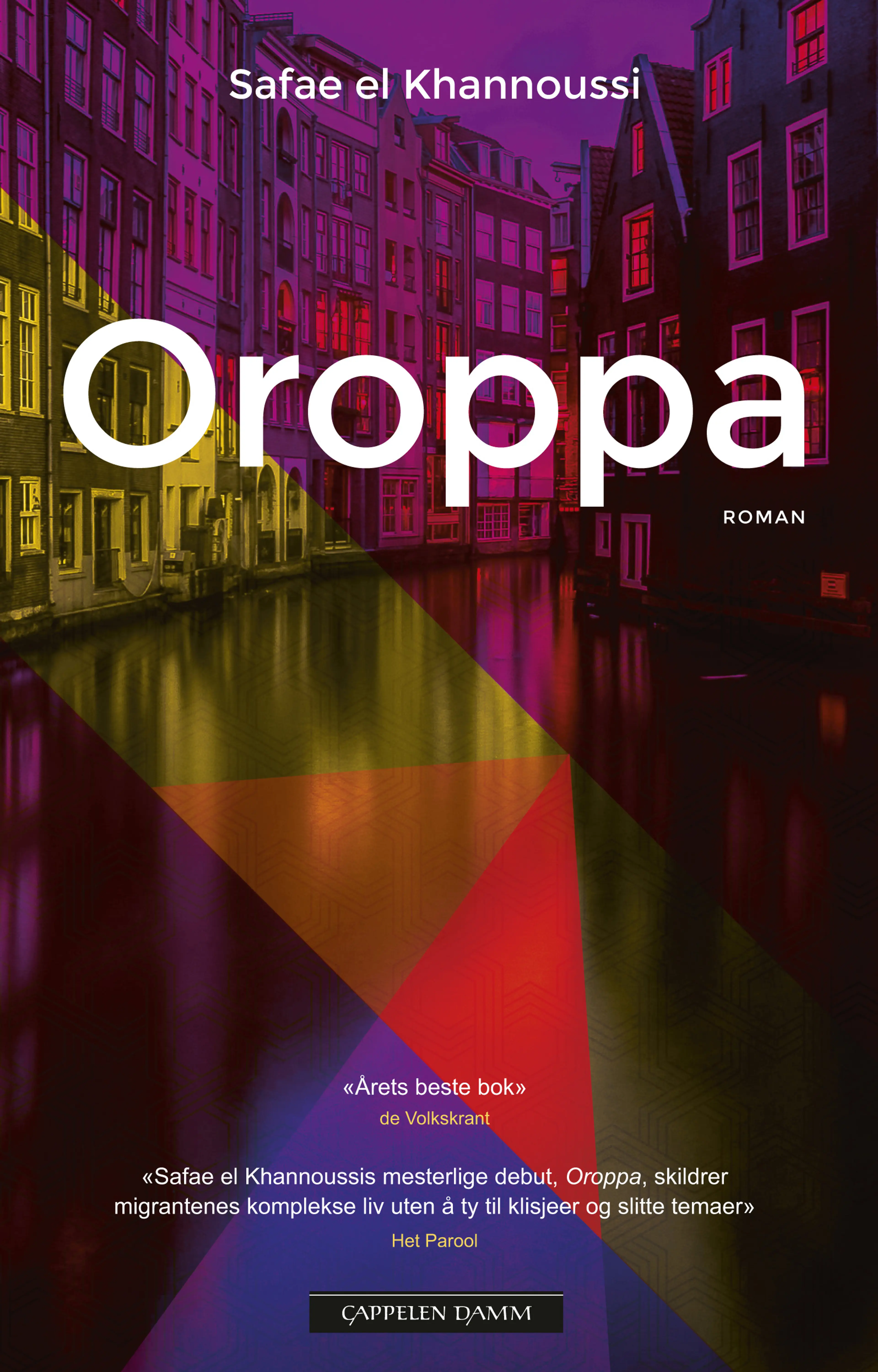 Omslag Oroppa av Safae el Khannoussi (Innbundet)