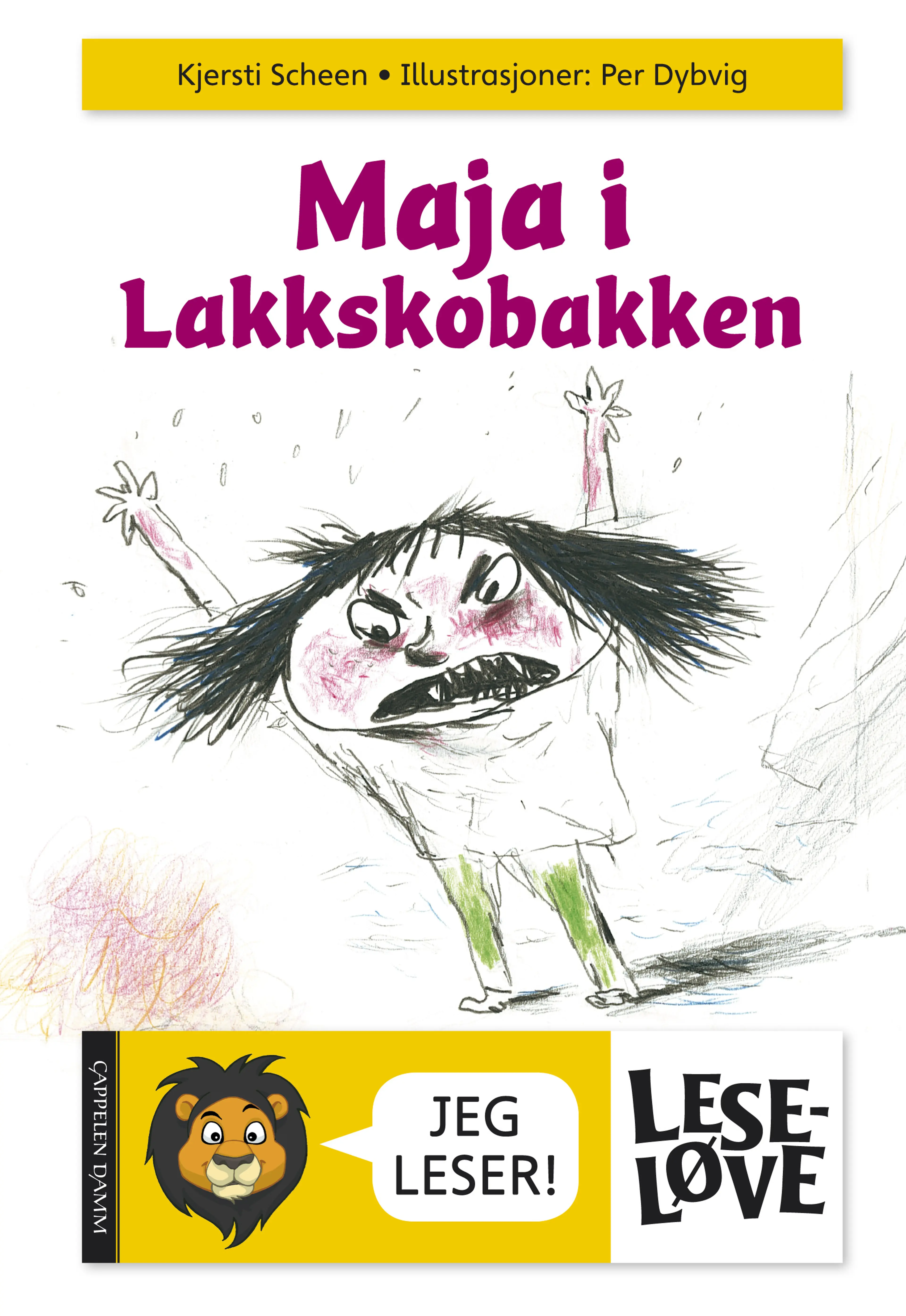 Omslag Leseløve - Maja i Lakkskobakken av Kjersti Scheen (Innbundet)