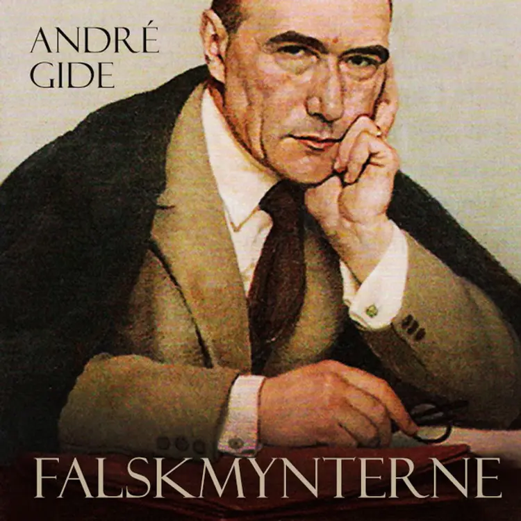 Omslag Falskmynterne av André Gide (Lydbok)