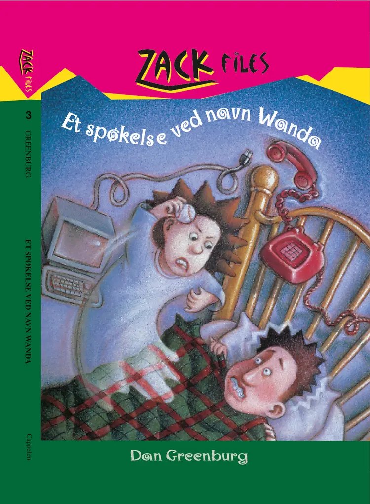 Omslag Et spøkelse ved navn Wanda Zack-files av Dan Greenburg (Innbundet)