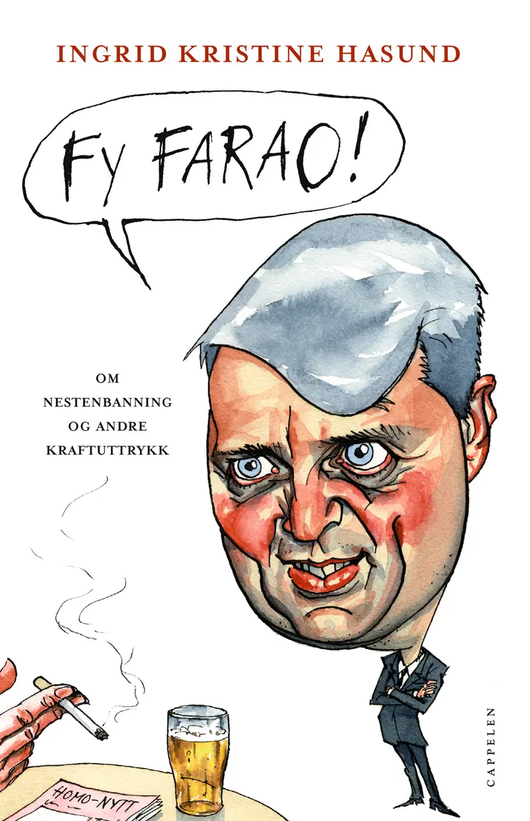 Omslag Fy farao! av Ingrid Kristine Hasund (Innbundet)
