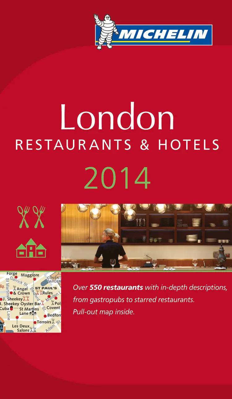 Omslag London 2014 (MI rød guide) av Michelin (Heftet)