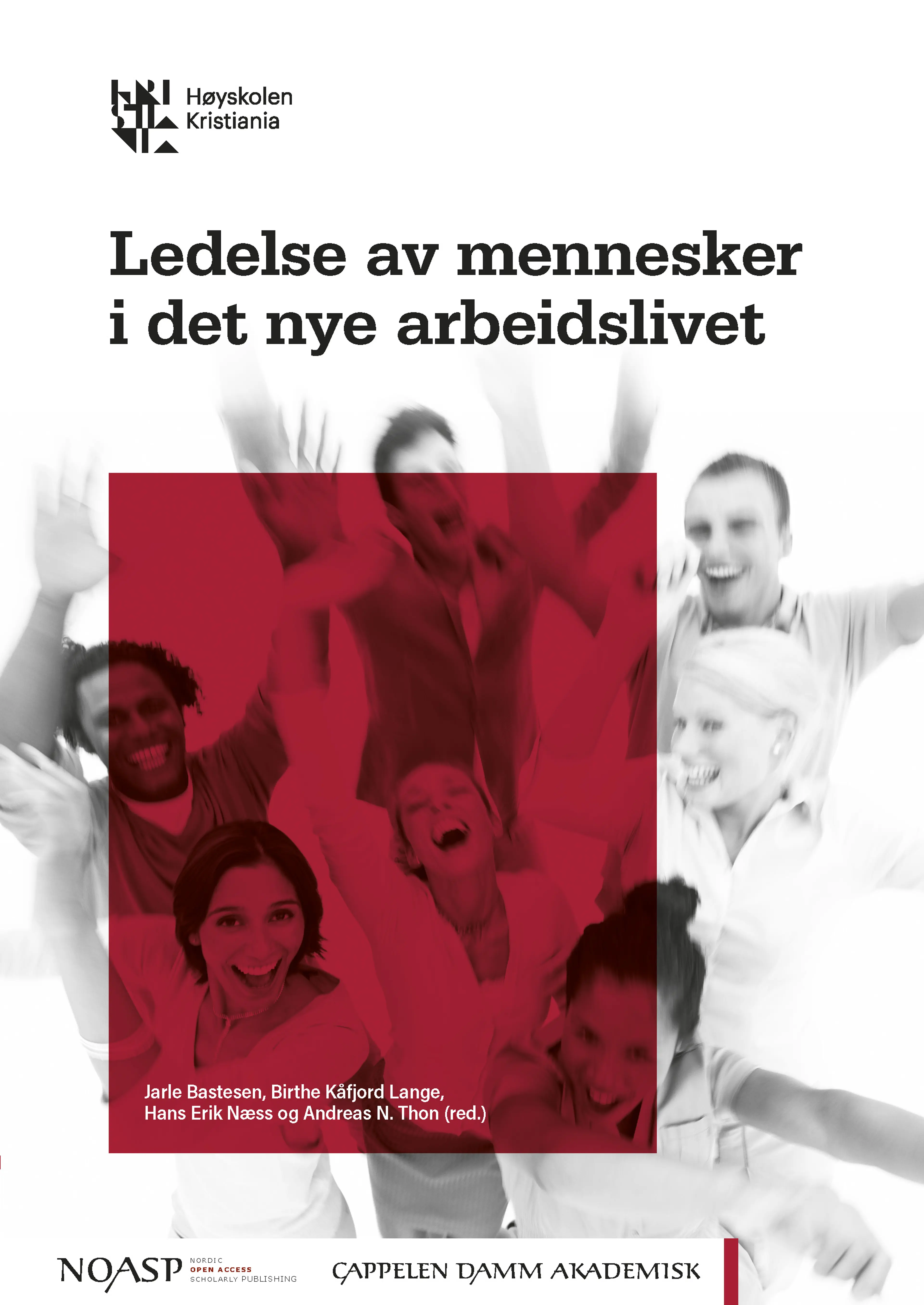 Omslag Ledelse av mennesker i det nye arbeidslivet av Jarle Bastesen, Birthe Kåfjord Lange, Andreas N. Thon og Hans Erik Næss (red.) (Heftet)