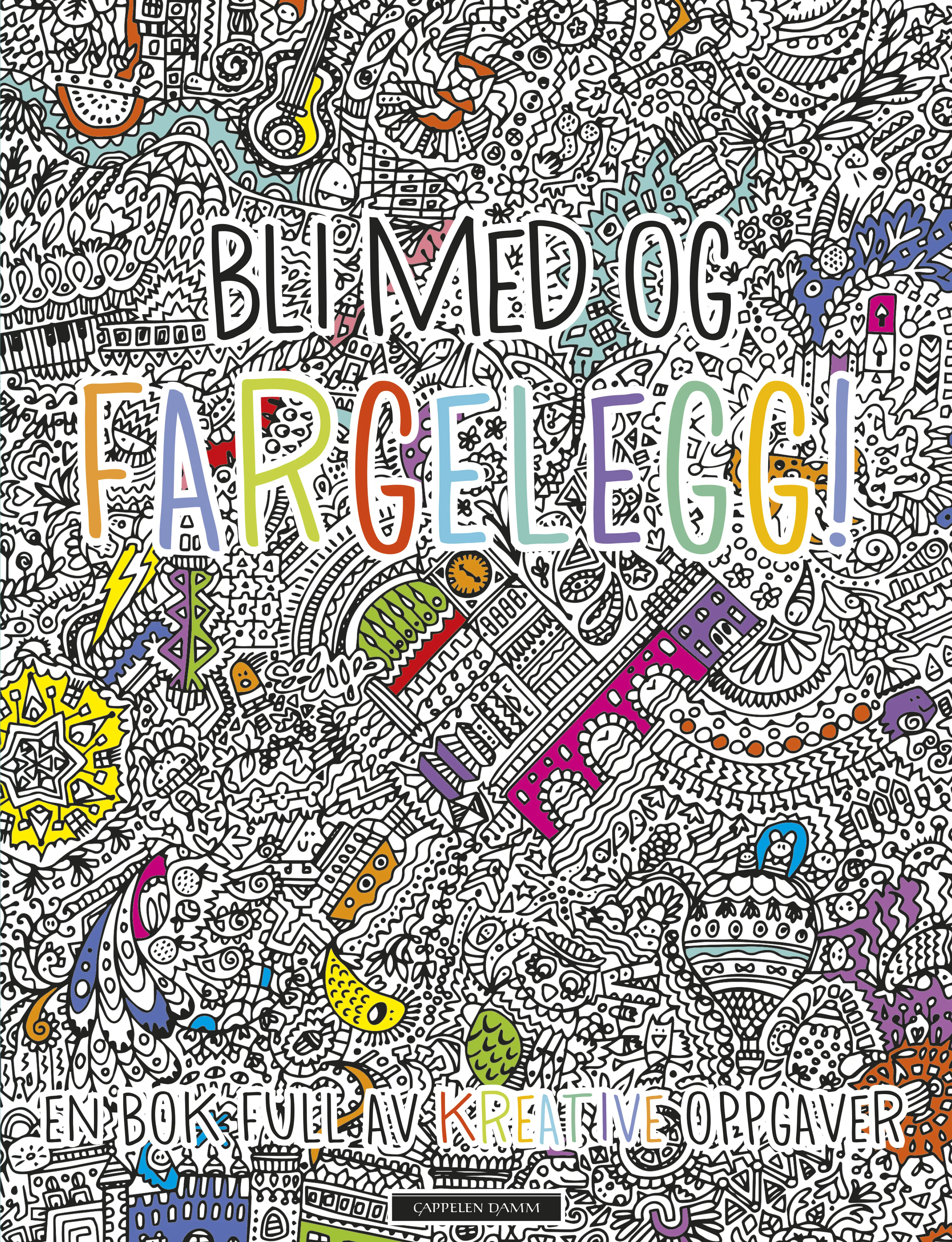 Omslag Bli med og fargelegg! (Innbundet)