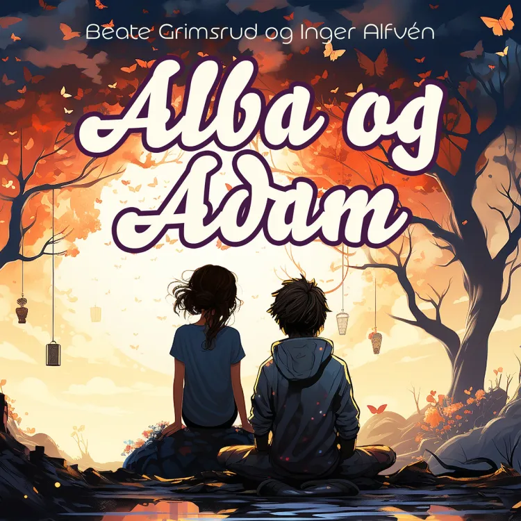 Omslag Alba og Adam av Beate Grimsrud (Lydbok)