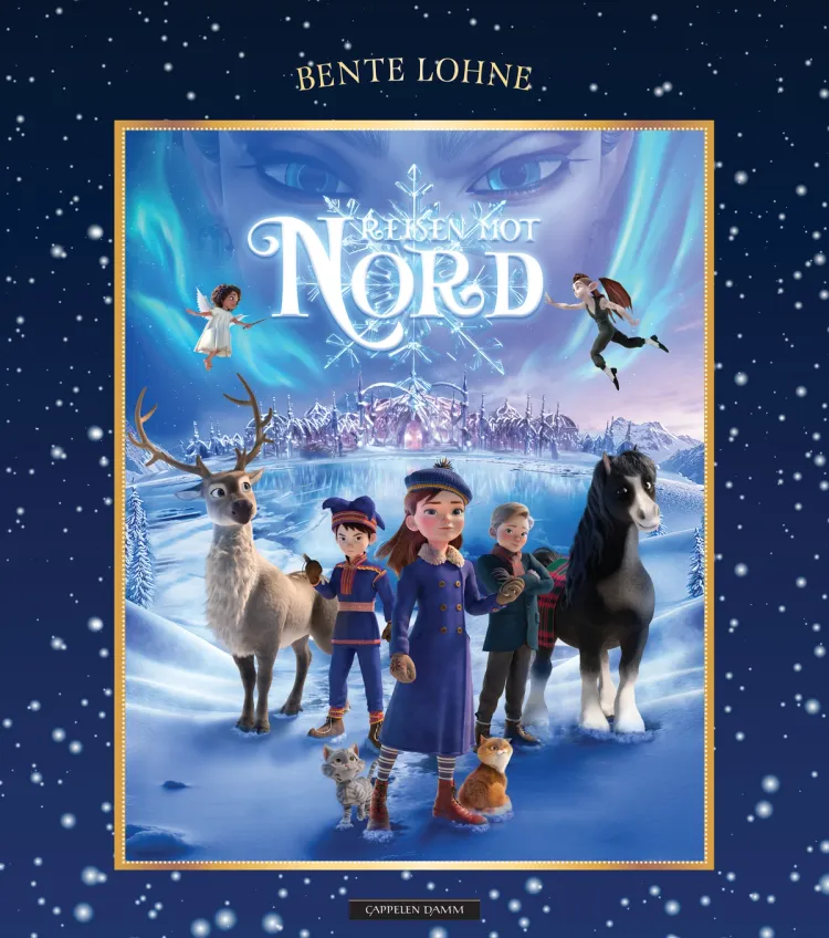 Omslag Reisen mot Nord av Bente Lohne (Innbundet)