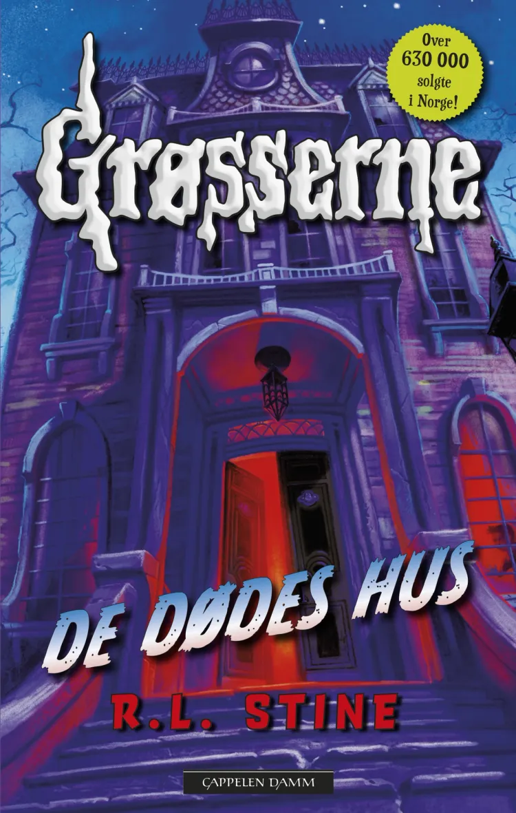 Omslag Grøsserne – De dødes hus av R.L. Stine (Ebok)