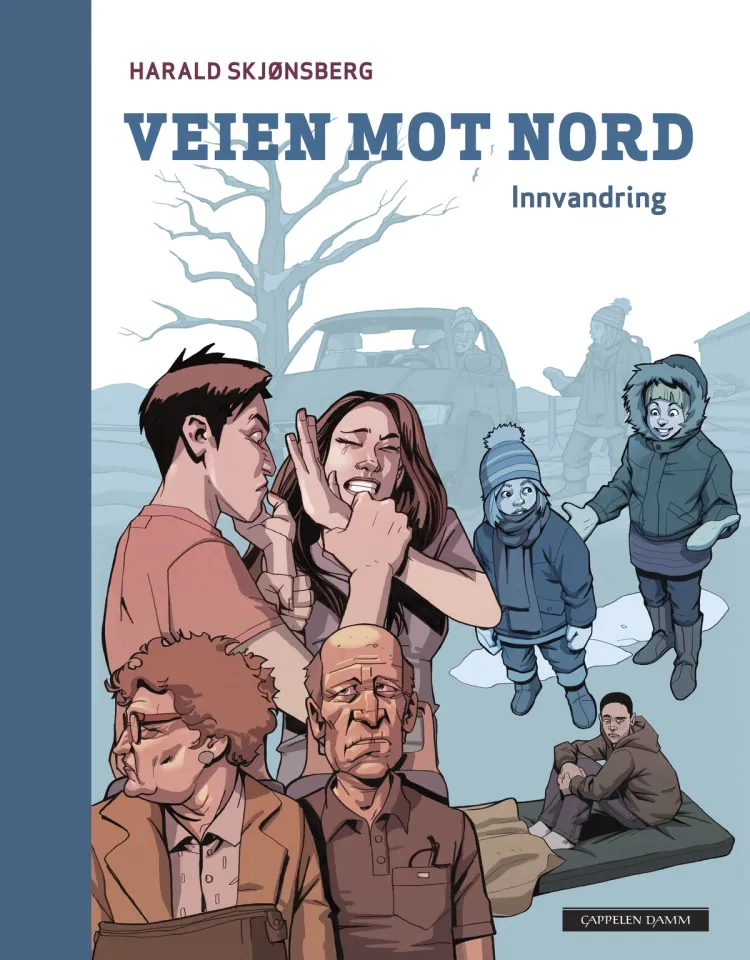 Omslag Veien mot nord av Harald Skjønsberg (Innbundet)