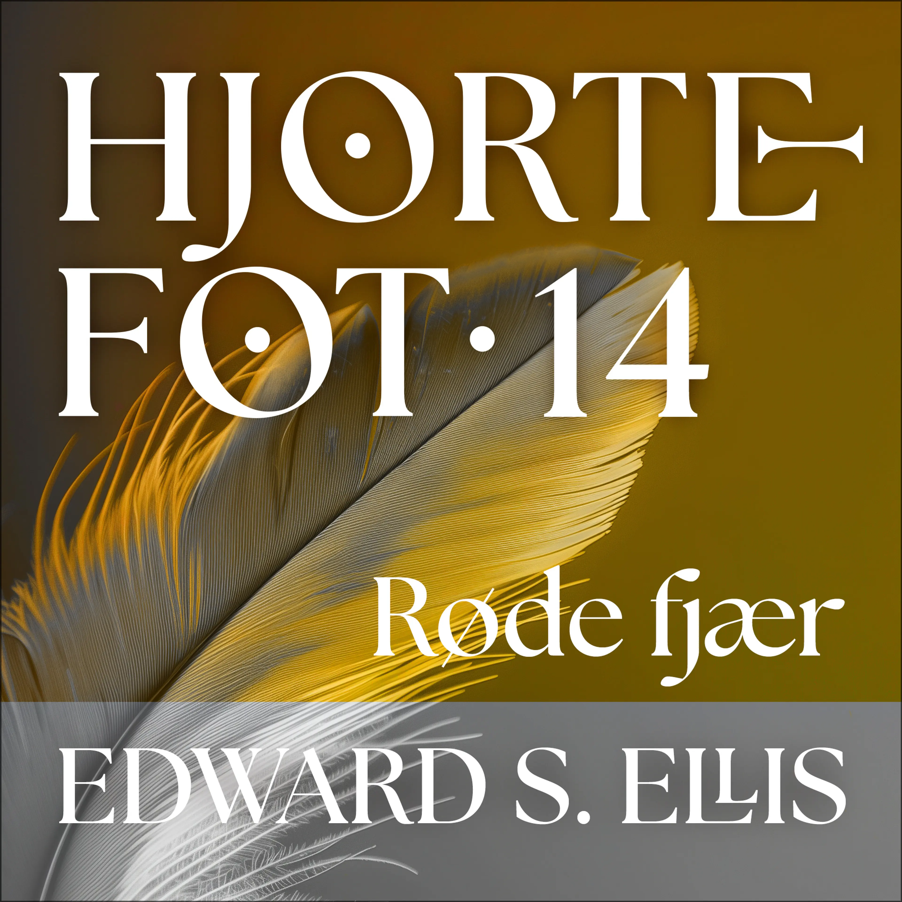 Omslag Røde fjær av Edward S. Ellis (Lydbok)