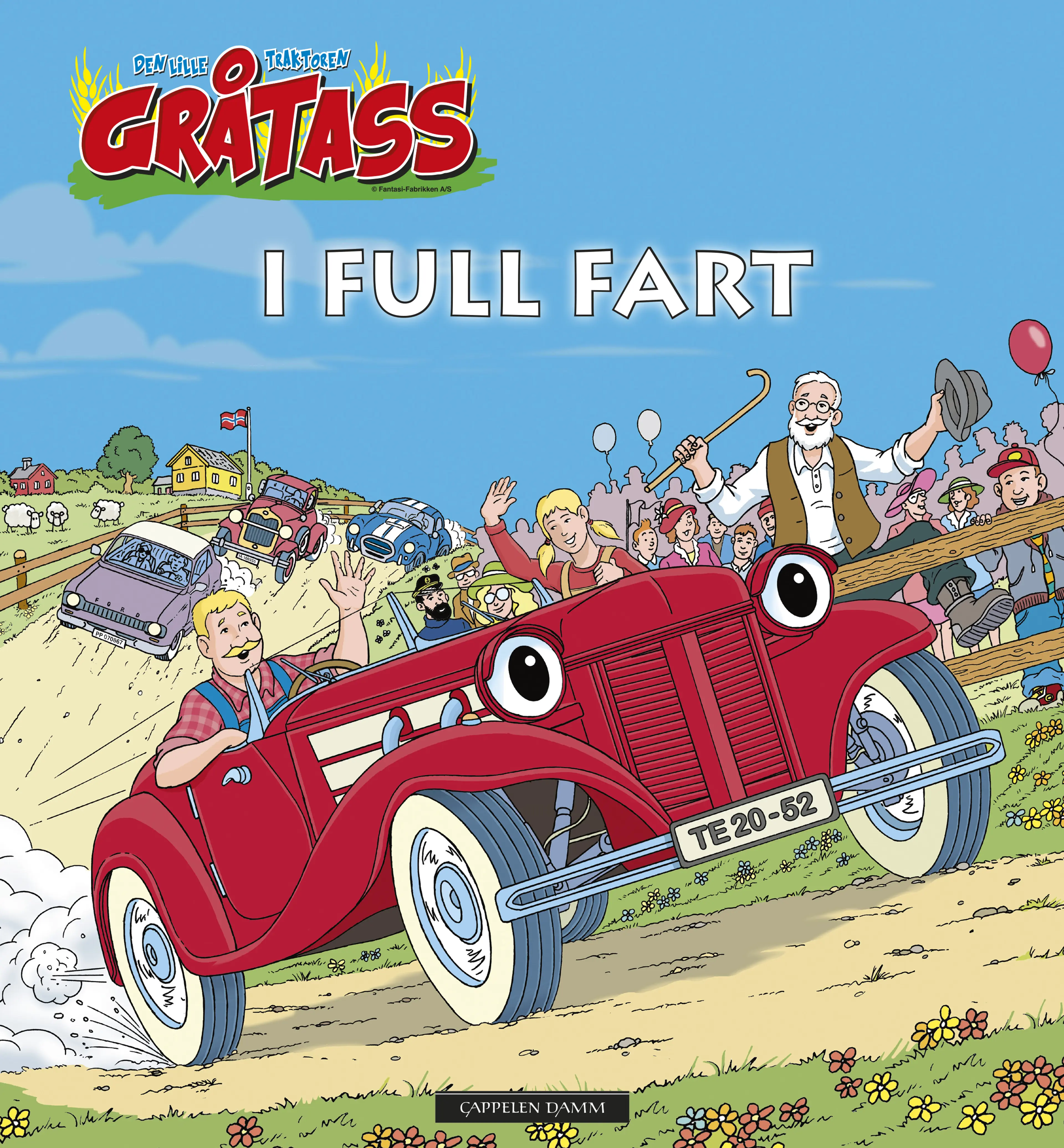 Omslag Gråtass i full fart (Innbundet)