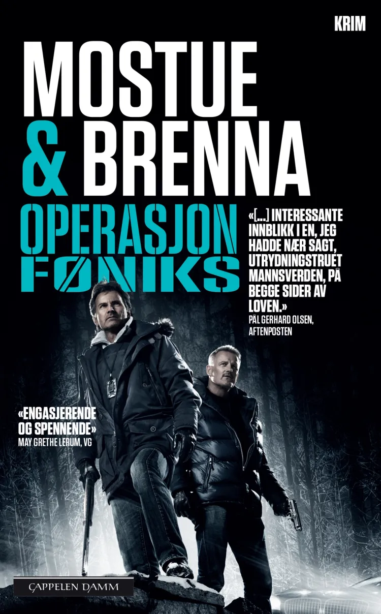 Omslag Operasjon Føniks av Sigbjørn Mostue og Johnny Brenna (Heftet)