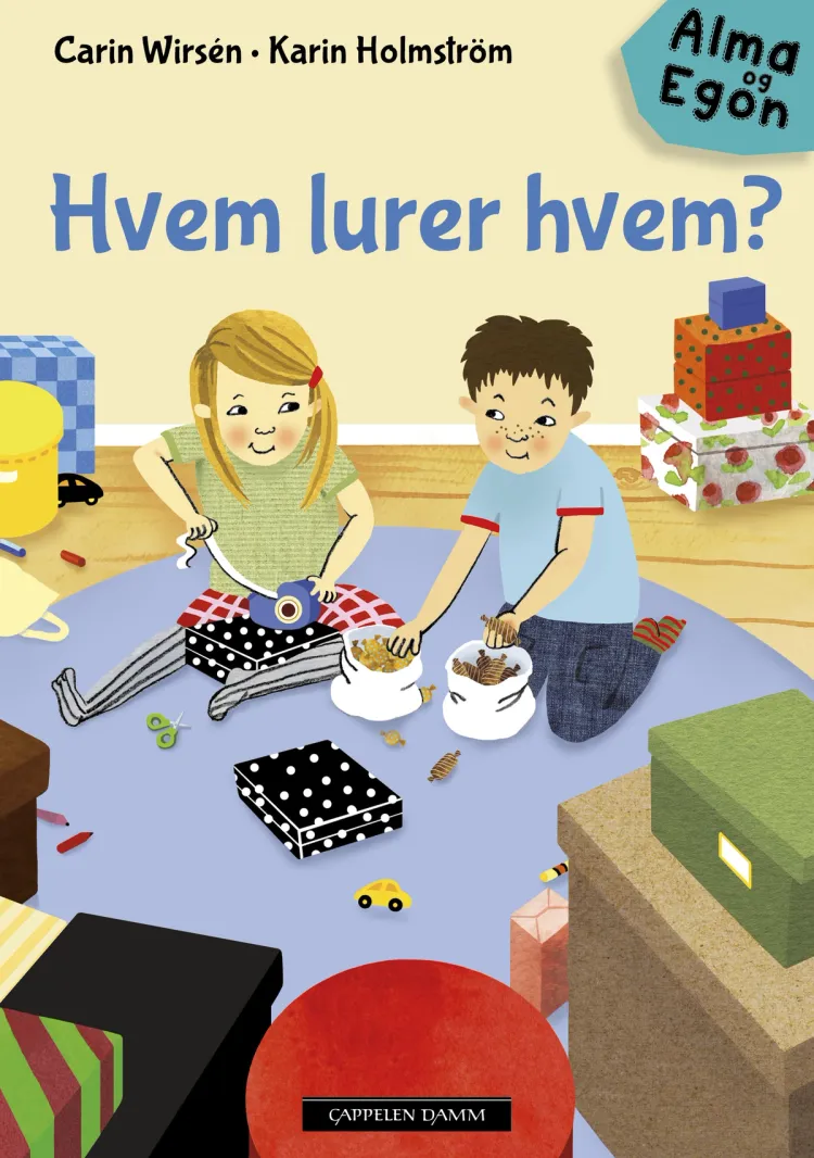 Omslag Hvem lurer hvem? av Carin Wirsén (Innbundet)