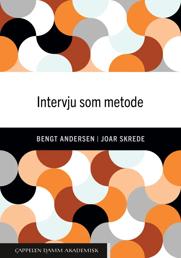 Omslag Intervju som metode av Bengt Andersen og Joar Skrede (Heftet)