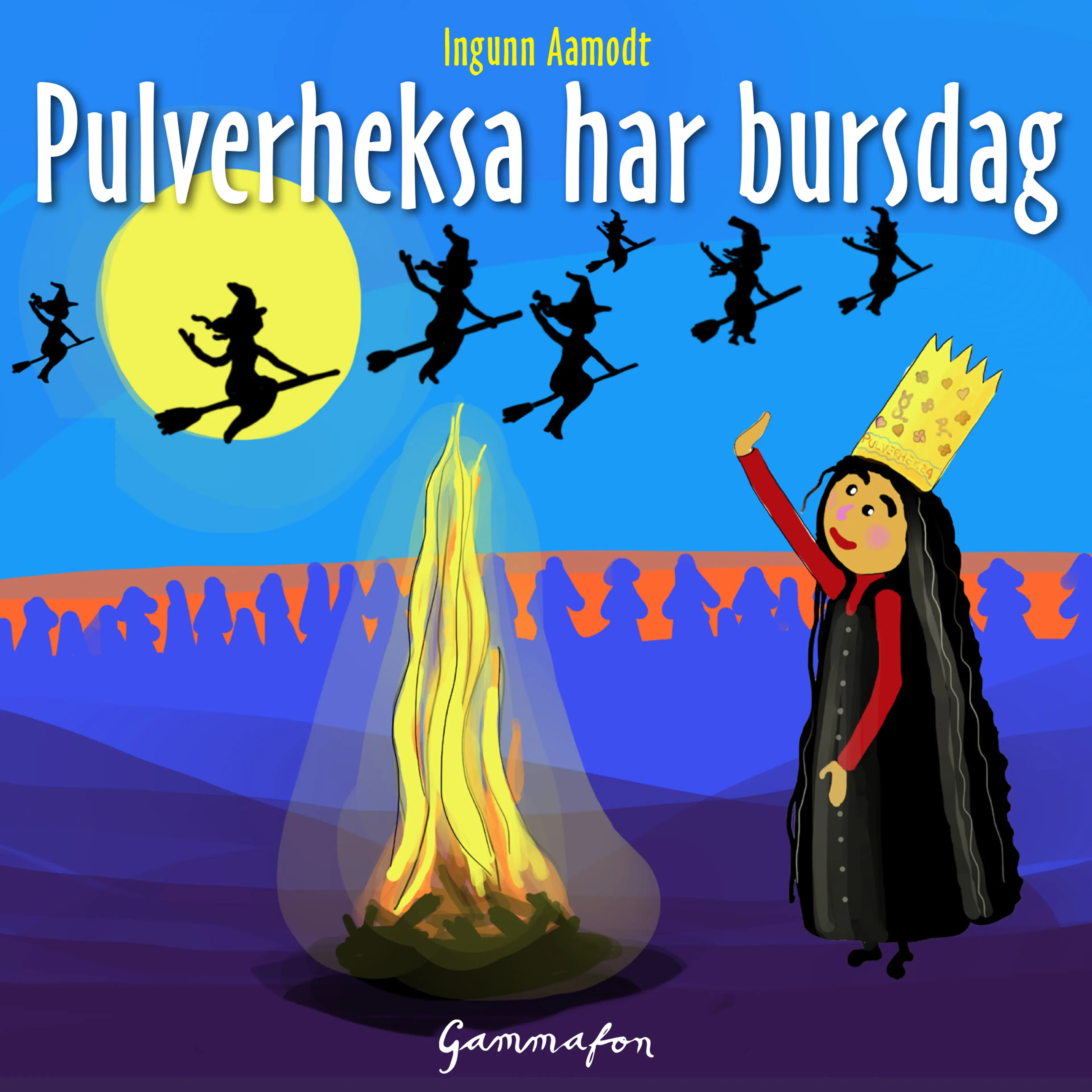 Omslag Pulverheksa har bursdag av Ingunn Aamodt (Lydbok)