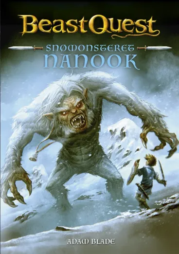 Omslag Beast Quest 5 Snømonsteret Nanook av Adam Blade (Innbundet)