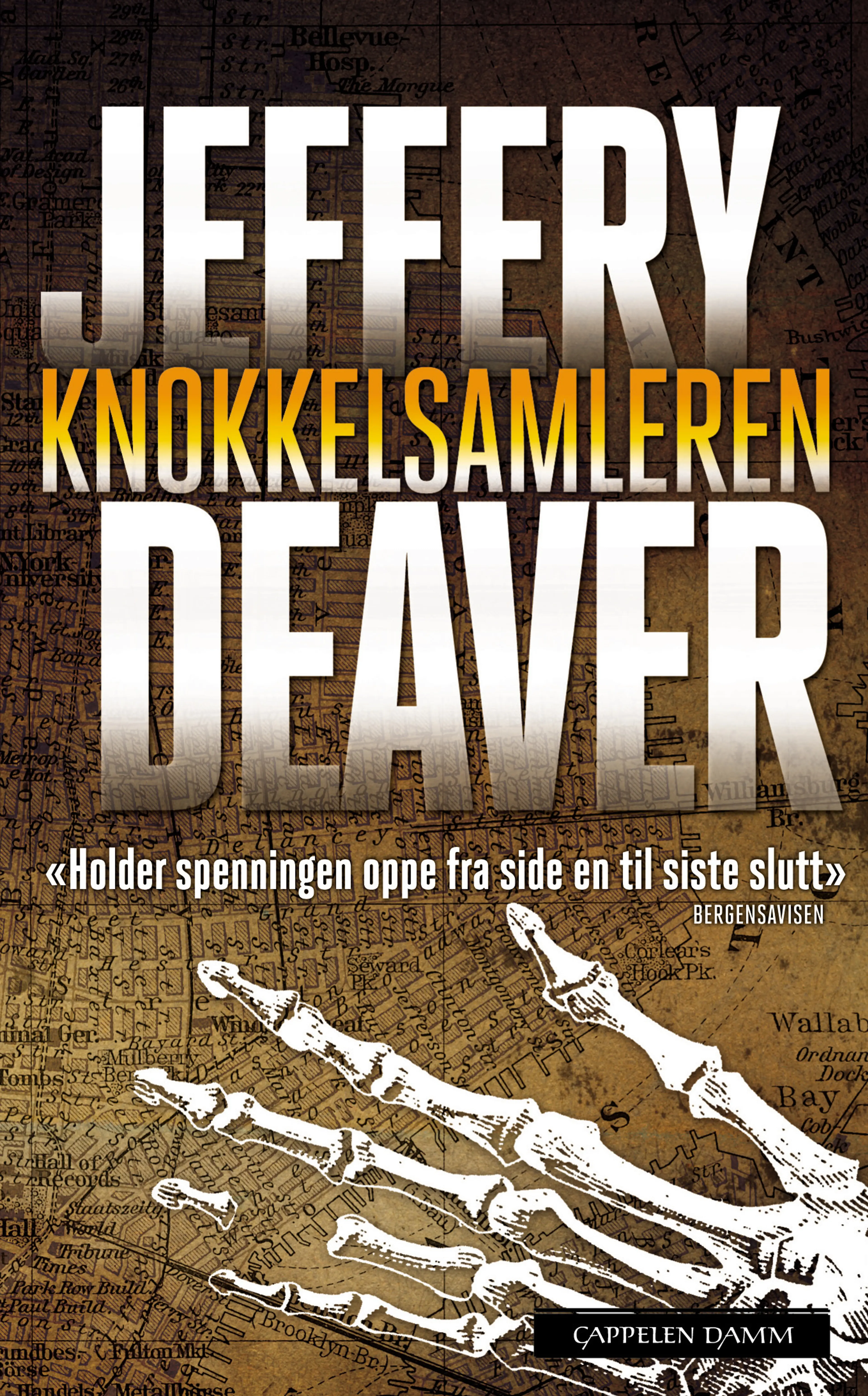 Omslag Knokkelsamleren av Jeffery Deaver (Heftet)